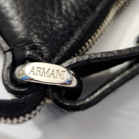 Emporio Armani black hobo purse - Picture 4 of 11